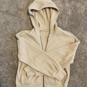Abercrombie Waffle Zip up